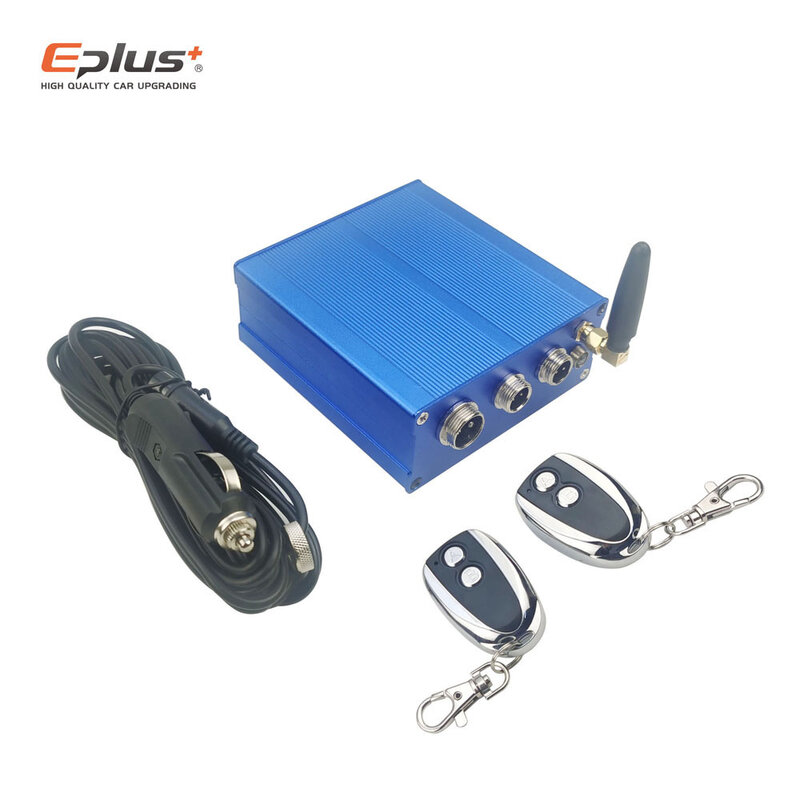 EPLUS-Car Exhaust Pipe Electronic Valve Kit, Modo Universal Multi-Angle, Dispositivo Controlador, Controle Remoto, Switch, 51mm, 63mm, 76mm