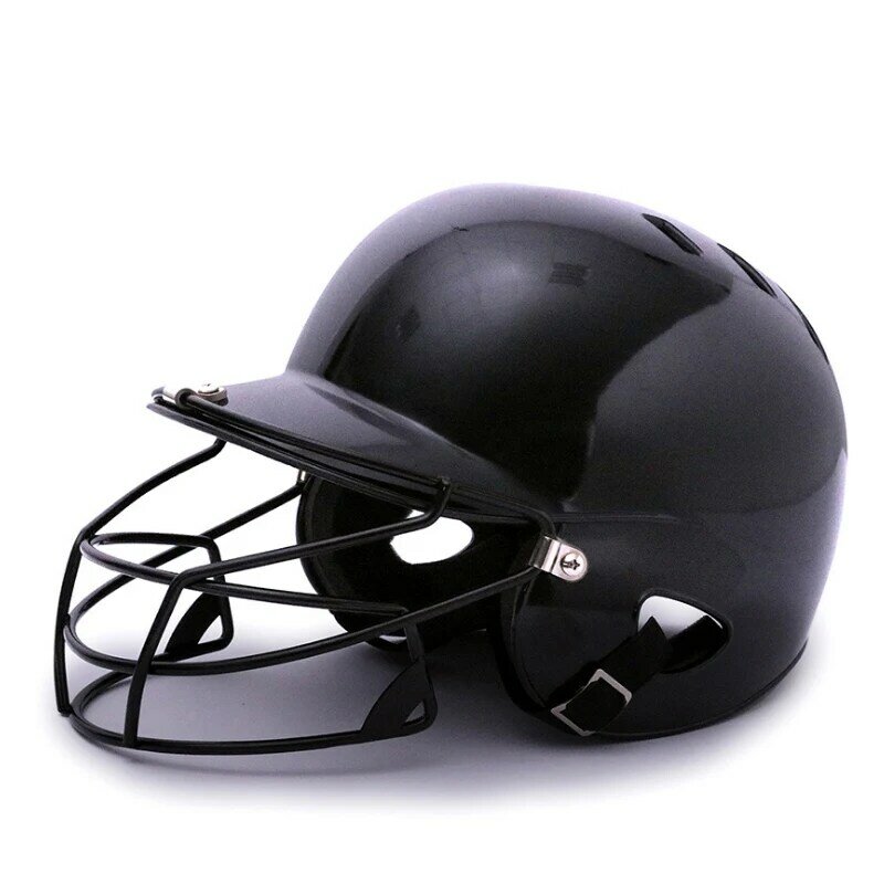 野球ソフトボールヘルメット子供大人野球ヒットヘルメットヘッド、顔と耳マスクとシールド