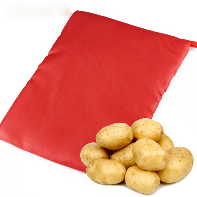 3/2/1Pcs Keuken Magnetron Bakken Aardappel Bag Herbruikbare Magnetron Fornuis Bag Quick Gebakken Pouch Potato Bag wasbare Cooker Bag