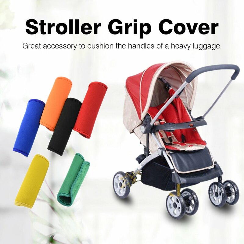 Copertura della maniglia della carrozzina per bambini bracciolo bar cinturino antiscivolo impermeabile per borsa bracciolo custodia valigia protettore accessori passeggino