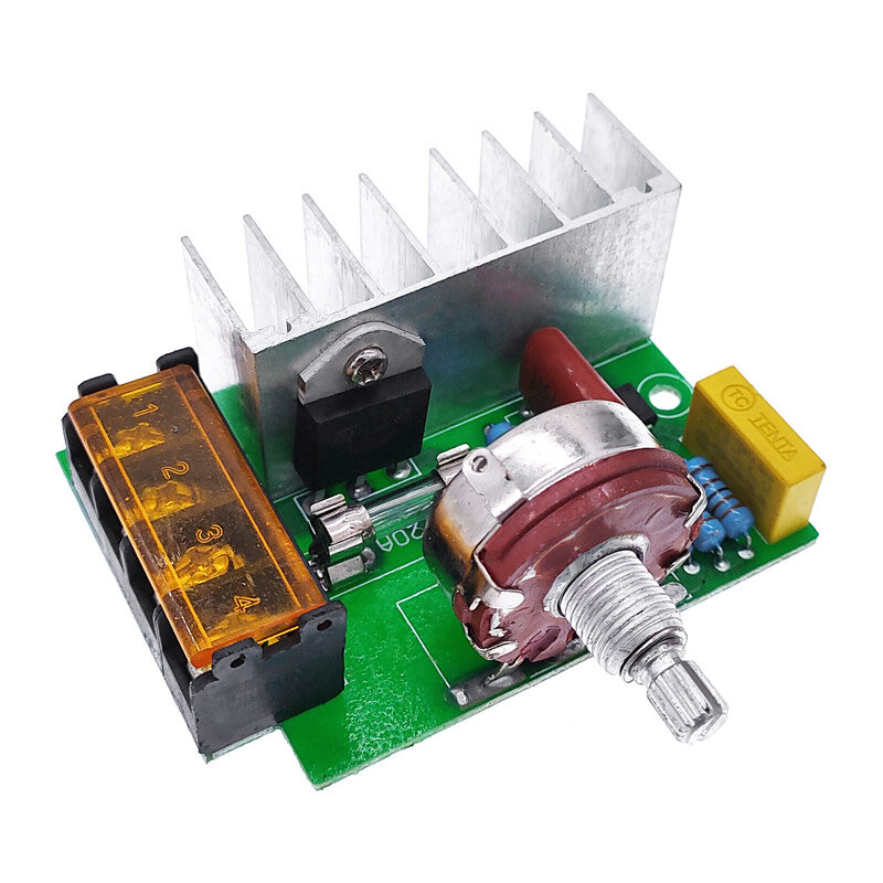 Regulador de voltaje ca 220V, controlador de velocidad del motor, control PWM, SCR 4000W, rectificador de atenuadores