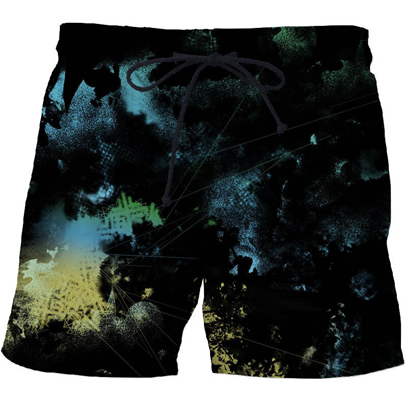 Pantalones cortos de cinco puntos de verano con diseño personalizado para hombre, pantalones cortos casuales estampados en 3D para vacaciones, pantalones cortos de secado rápido