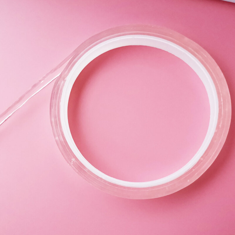 شريط نانو شفاف قابل للغسل قابل لإعادة الاستخدام على الوجهين شريط لاصق نانو لا أثر لصق الغراء القابلة للإزالة قابلة للتنظيف مقاوم للماء