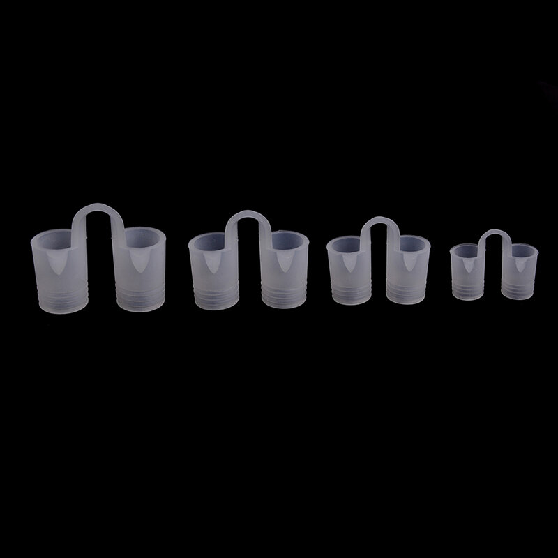 8pcs Silicone Anti Snore Nose Vents Clip Relief Stopper Guard Nose Dilator Easy Sleeping Breath Aid With 4 Sizes