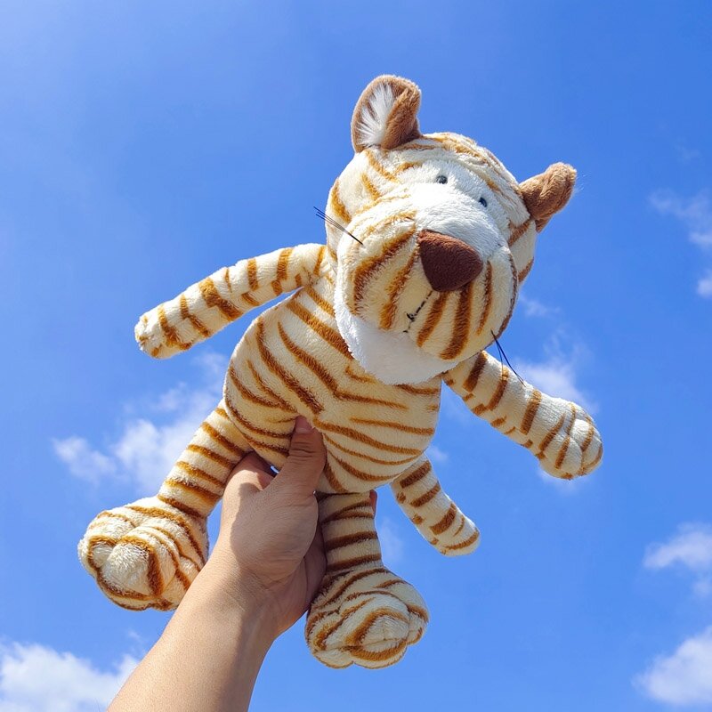 25/35/45ซม.ตุ๊กตาน่ารัก Tiger ของเล่น Kawaii Stuff สัตว์ป่าตุ๊กตาเด็กตกแต่งบ้านวันเกิดคริสต์มาสของเล่นสำห...