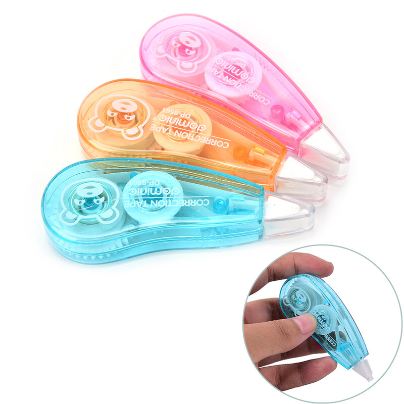 The New Correction Tape Useful Mini Double Sided Adhesive Roller, Tape Glue Dot Liner Petit Disposable Size:5mm*6m