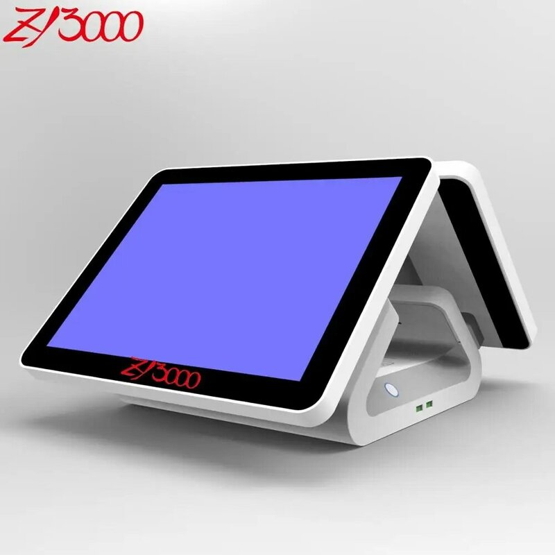 Cheap Touch Screen Pos System Dual Screen Cash Register Terminal Machine All In One