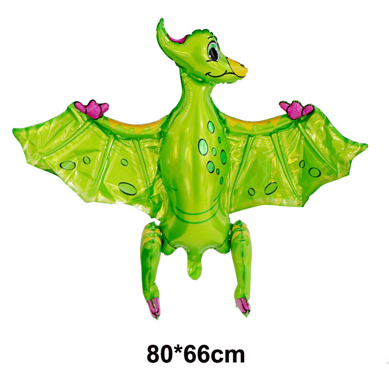1 قطعة ديناصور الأخضر الدائمة احباط بالونات ديناصور لوازم حفلات عيد ميلاد الديكور بالونات الغابة الحيوان جزء لوازم Globos
