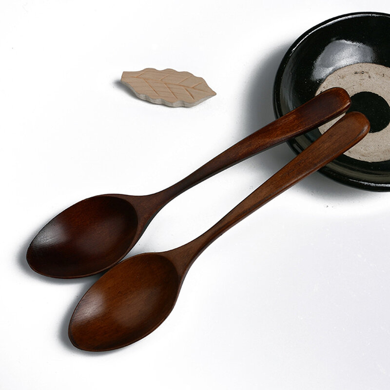 Cuchara de madera de bambú para cocina, utensilio de cocina para Kicthen 813, cucharas de madera para Catering