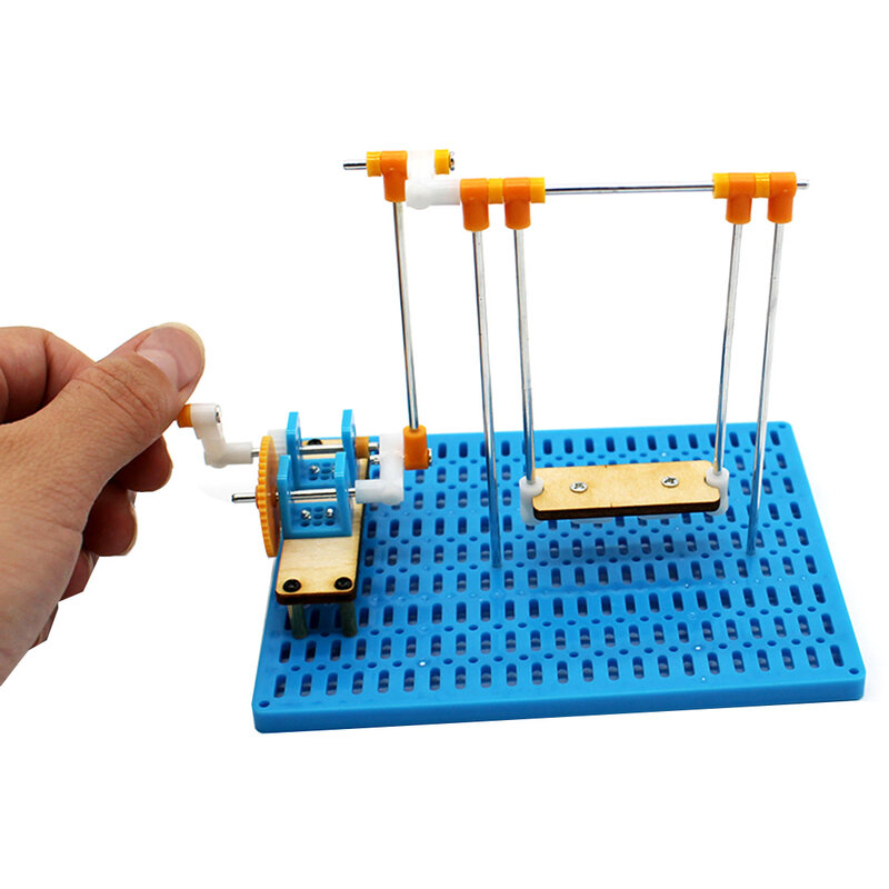 Diy Swing Materialen Handgemaakte Uitvinding Experiment Hand Gear Transmissie Science Project Set Kinderen Student Educatief Speelgoed