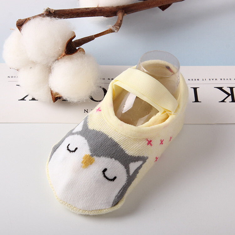 Детская обувь, вязаные носки, махровые хлопковые нескользящие носки для новорожденных на осень и зиму