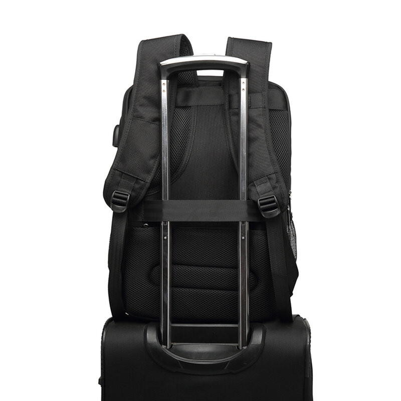COOLBELL-mochila para ordenador portátil de 15,6 pulgadas, morral de viaje de negocios, antirrobo, impermeable, con USB, para tarjeta de estudiante
