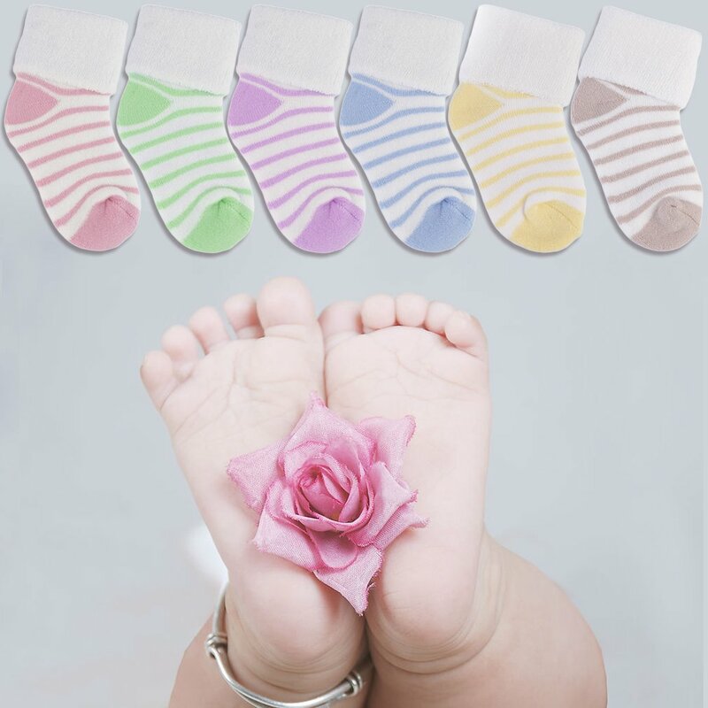 Crianças quentes grossas meias de toalha meias macias meias de bebê cores bonitos