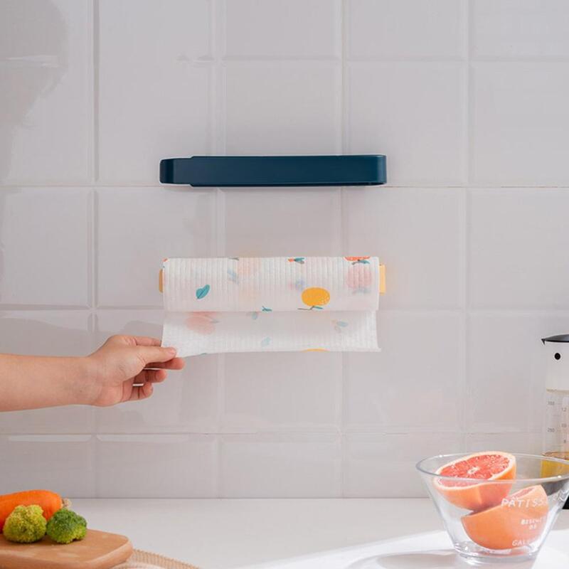Gancho de pared sin agujeros para baño, toallero portátil multifuncional sin huellas, gancho de tela de cocina, novedad de 2020