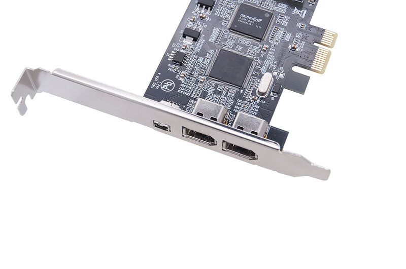 4 منافذ 1394A التوسع بطاقة PCI-E 1X إلى IEEE 1394 فيديو رقمي محول 1x 4Pin 3x 6Pin 1394 تحكم فايرواير بطاقة ل حاسوب شخصي مكتبي