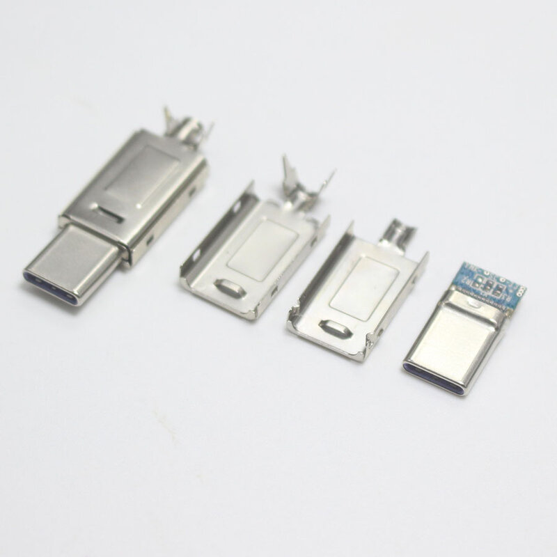 10sets 5A USB Typ C USB 2,0 Schnelle Lade Typ-C Stecker DIY Kable für Huawei P30 P20 mate 20 Pro Telefon Aufzurüsten QC 3,0 USBC Cabo