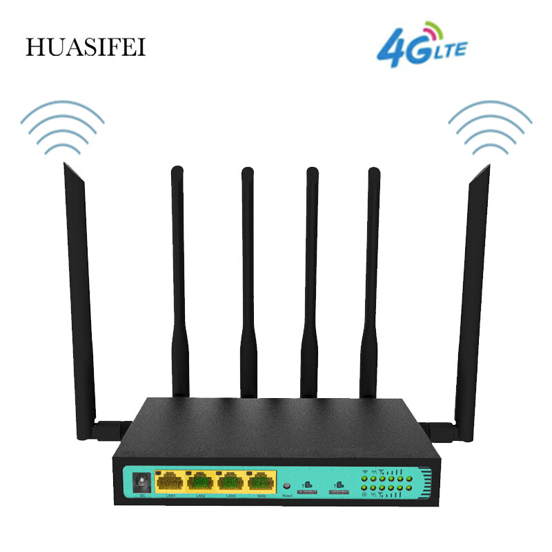 3G4G LTE Dual SIM Card RouterเกรดอุตสาหกรรมCpe Router 4G LTE Modem WiFi Routerพร้อมซิมการ์ดแบบDual slot LAN Port VPN 32 ให้คะแนน