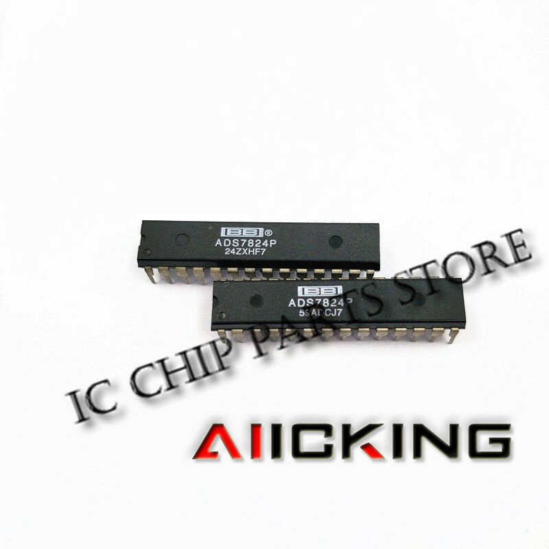 2/PCS ADS7824P ADS7824 DIP28 Geïntegreerde IC Chip Nieuwe originele