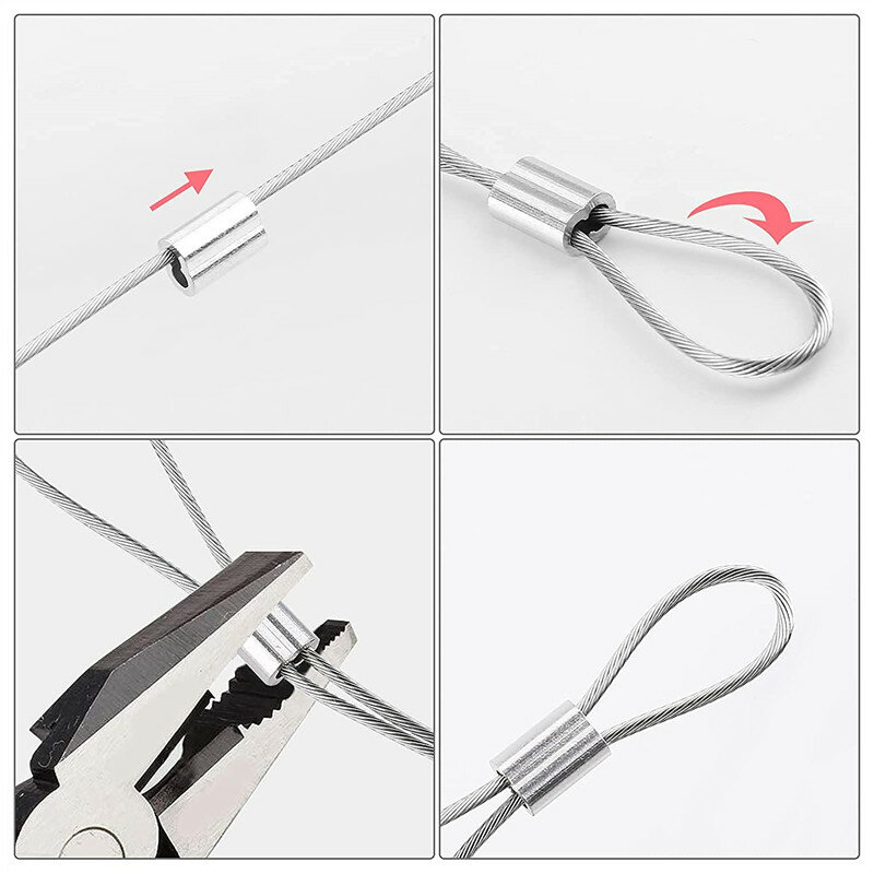 1,5/2/3 мм * 50 м проволочная веревка из нержавеющей стали прочная веревка с ПВХ покрытием гибкая веревка комплект