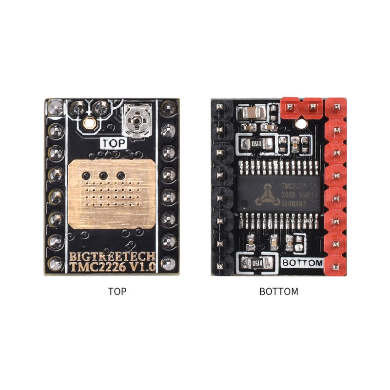 Бесшумный Драйвер шагового двигателя BIGTREETECH TMC2226 V1.0 VS TMC2209/2130, драйвер для 3D-принтера SKR V1.3/ V1.4/V1.4 Turbo MKS