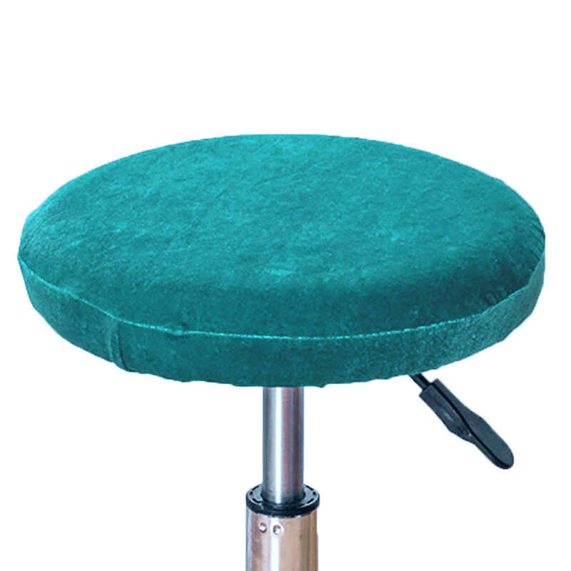 High quality Soft Velvet Chair Cover Bar Stool Covers Elastic seat Cover Chair Protector Solid Color Home Chairs Slipcover