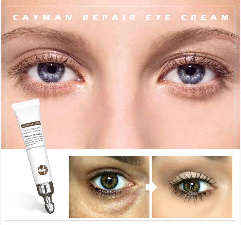 Anti Aging Eye Creams Crocodile Oil Eye Essence Soothing Tired Patch Eye Care Korean Moisturizing Patch for Eyes Dark Circles