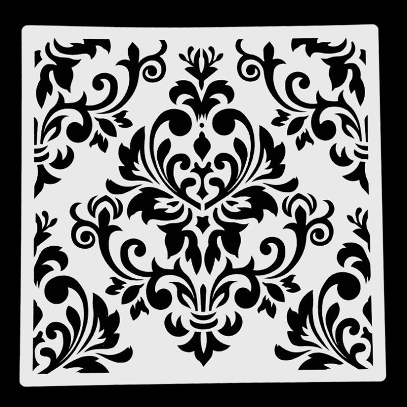 30*30Cm Mandala Stensil DIY Dinding Layering Lukisan Template Dekorasi Scrapbooking Timbul Persediaan Dapat Digunakan Kembali