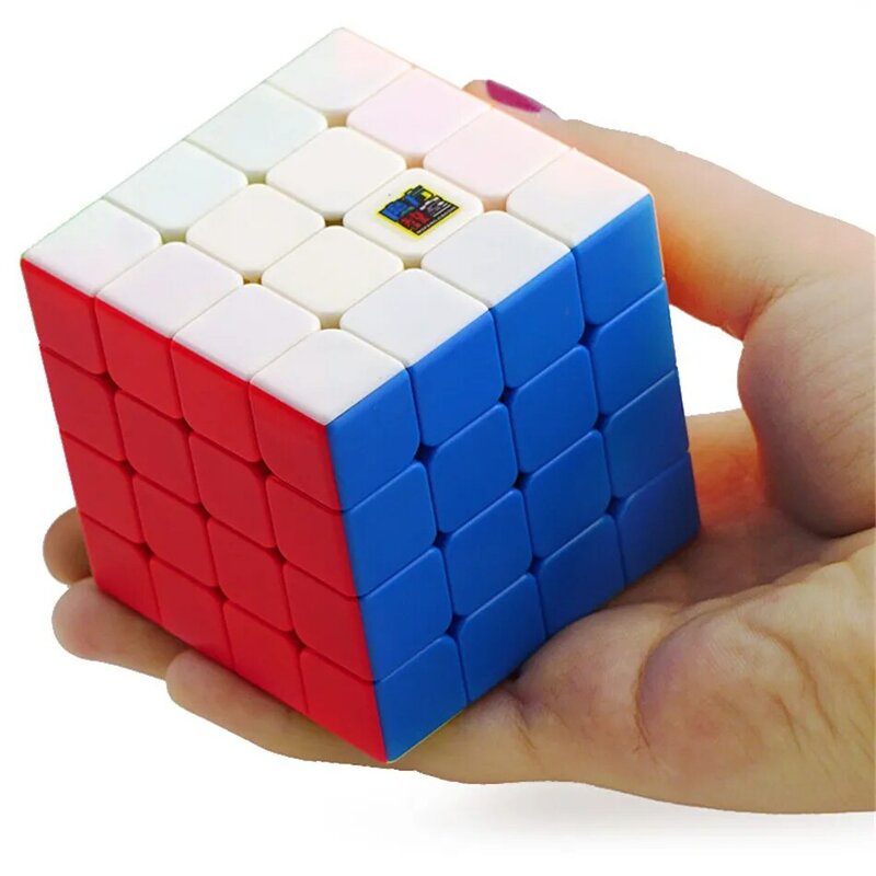 Moyu Meilong 4X4ความเร็ว Cube ปริศนามายากลปริศนา Strickerless 4X4X4 Neo Cubo Magico 59มม.Mini ขนาด Frosted พื้นผิวสำหรับของเล่นเด็ก