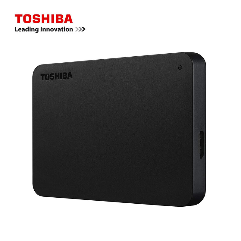 Toshiba-A3 القرص الصلب الخارجي المحمول الأسود ، HDTB420XK3AA أساسيات Canvio ، 500GB ، 1 تيرا بايت ، 2 تيرا بايت ، 4 تيرا بايت ، USB 3.0