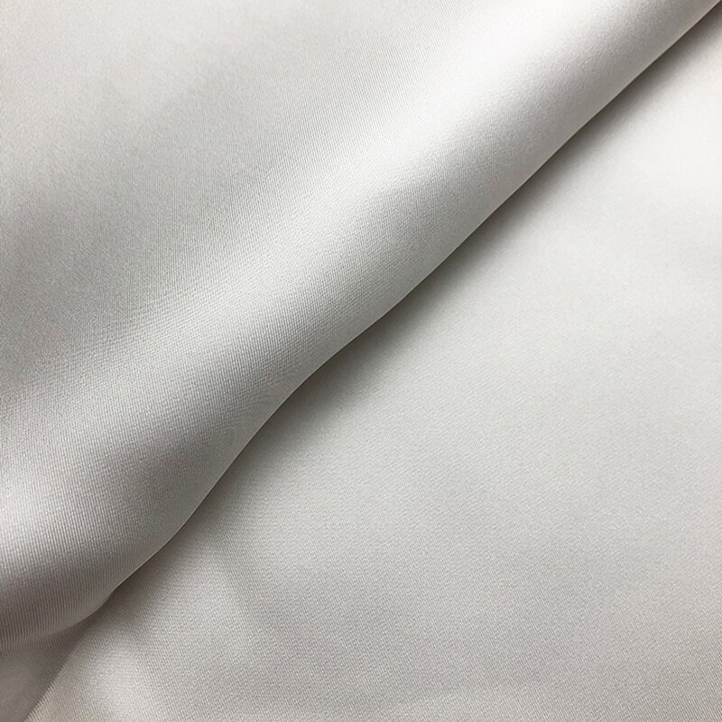 Tecido de sarja natural branco para mulheres, 114cm, 140 largura, 10, 14, 16, 18 m por metro, vestido estampado, faça você mesmo, costura, frete grátis