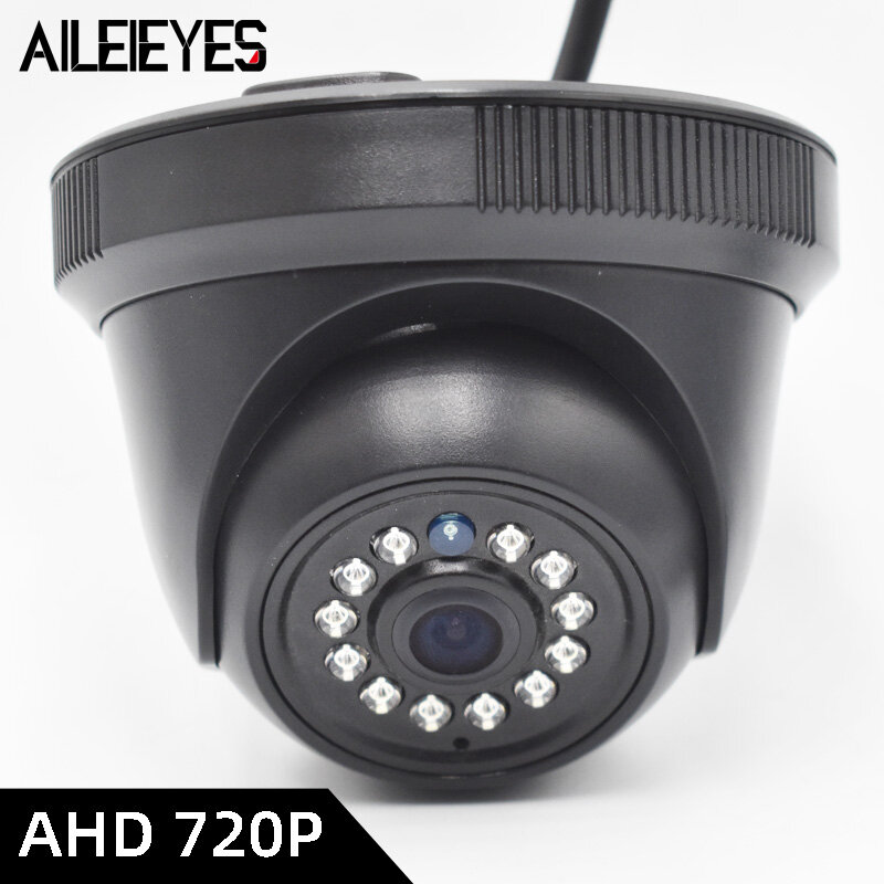 12V-32V autobus kamera AHD 4Pin kabel semiphhere kamera z 12 lampa IR do monitora samochodowego kryty Dome/Truck/Van 720P
