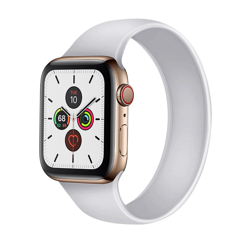Solo Loop per apple watch band 40 millimetri 38 millimetri 44 millimetri 42 millimetri iwatch cinghia di serie 6/5/4/3/2/1 di sport Elastico in silicone wristbelt Accessori