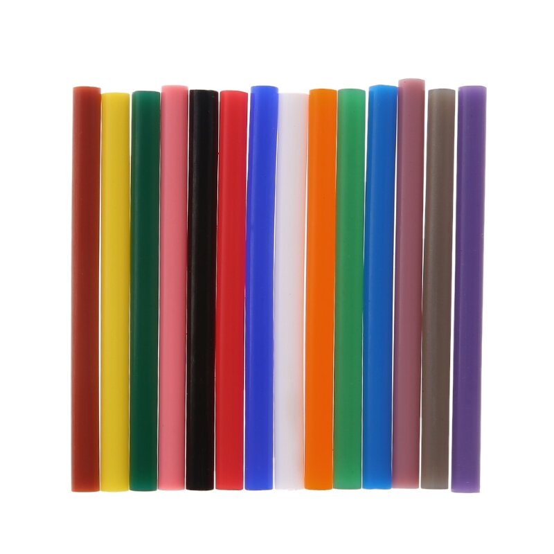 5pcs Hot Melt Glue Stick Colorato 7x100mm Adesivo Per Il FAI DA TE Giocattolo Del Mestiere Strumento di Riparazione