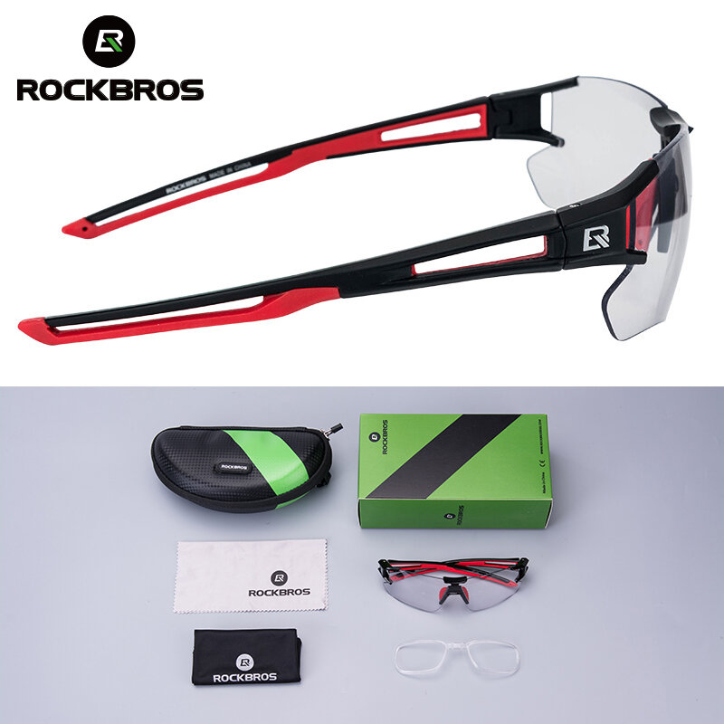 ROCKBROS Cycling Glasses for Women Photochromic Sport Sunglasses Bicycle Polarized Sunglasses MTB Bike Hiking Eyewear Outdoor