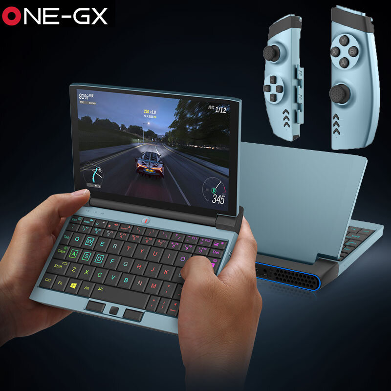 OneGX Laptop Mini PC 7 ''Win11 i3-1110G4 16GB 512GB 1TB SIM 4G sieci WiFi przenośny komputer z jednym netbookiem kieszonkowym biurowym