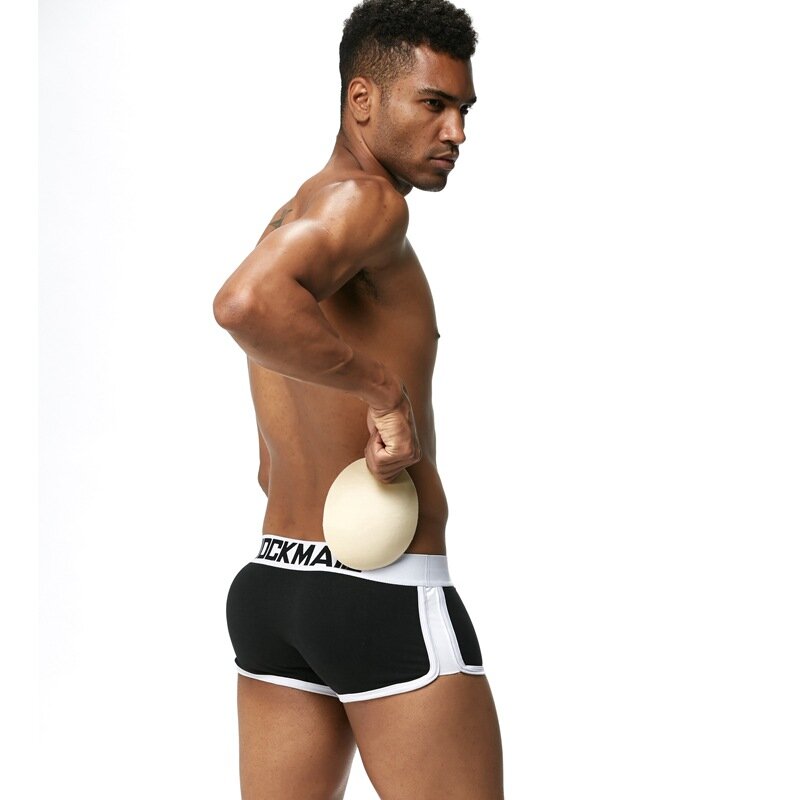 Mens Package and Butt Padded Underwear Enhancing Trunks butt lifting/enhancement performance Boxers Hips Butt Lift Body Shaper