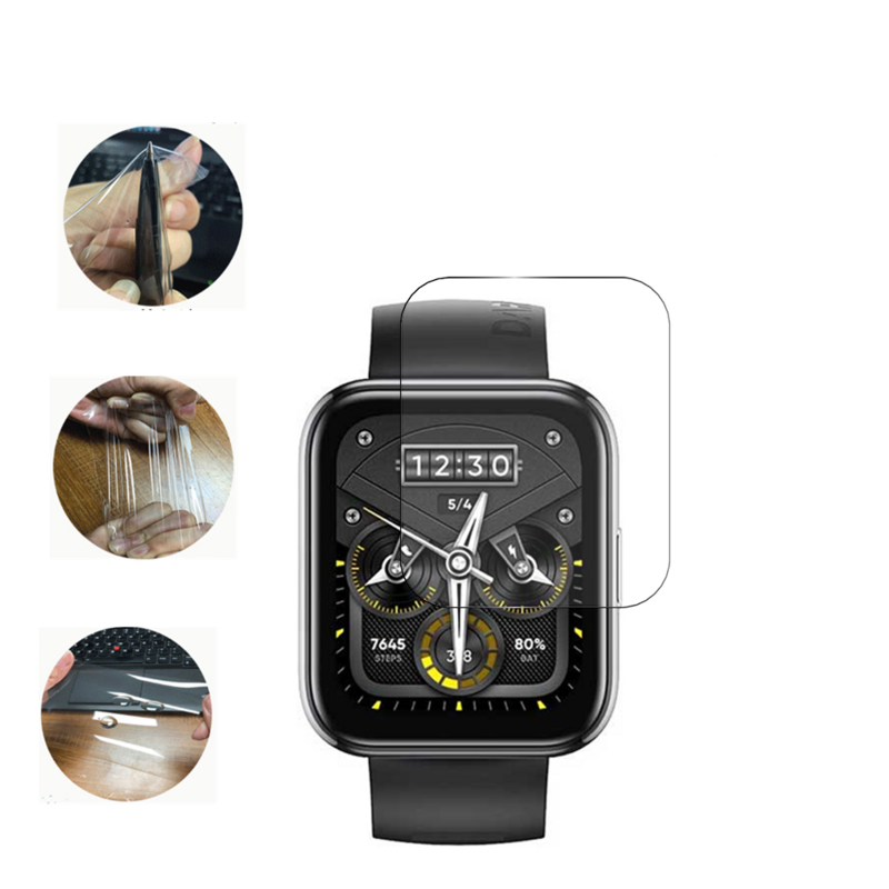 Protecteur d'écran Nano, Film souple TPU HD résistant aux rayures, pour Realme watch 2 Pro, Bracelet de montre intelligente
