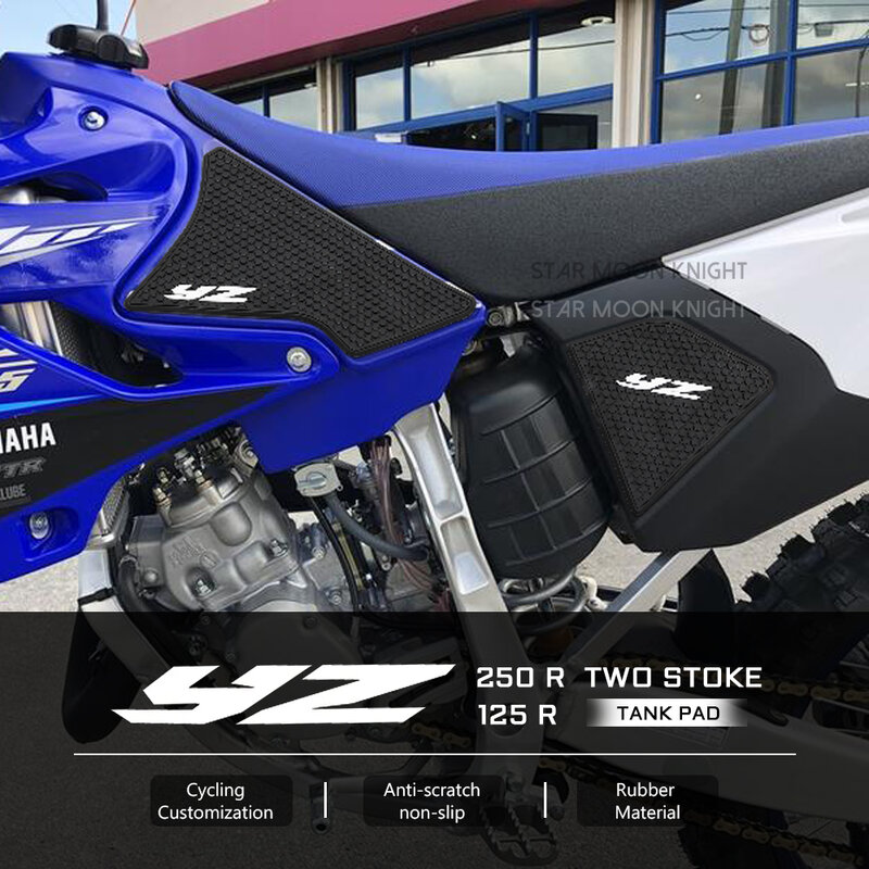 Side Brandstoftank Pads Voor Yamaha YZ125R Yz 125 R YZ250R Yz 250 R Twee Stoke 2020 - Tank Protector stickers Knie Grip Tractie Pad