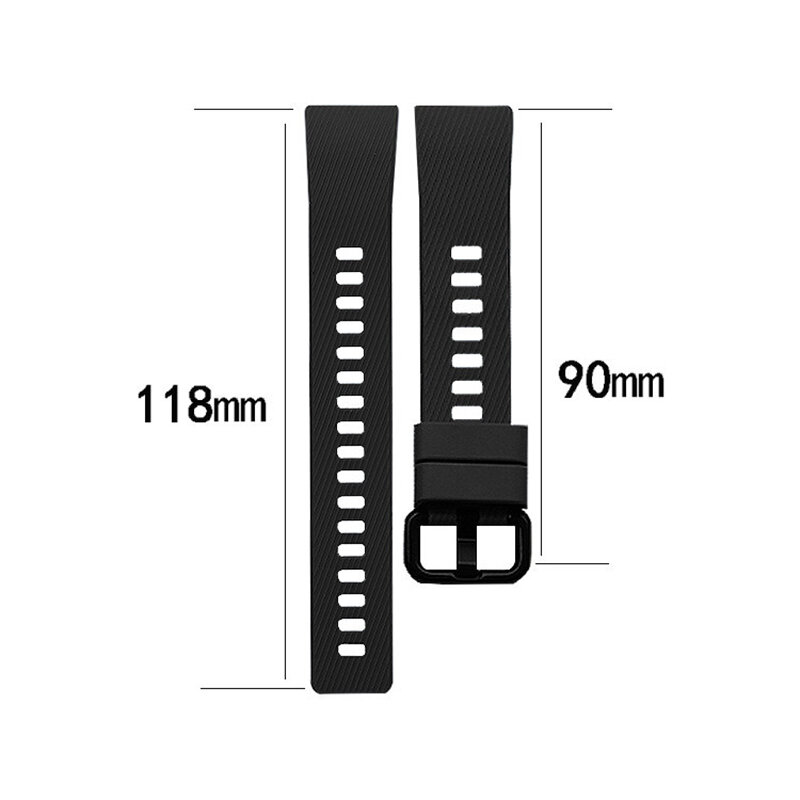 Силиконовый ремешок для Huawei Band 3 / Band 3 Pro / Band 4 Pro, сменный оригинальный мягкий модный браслет