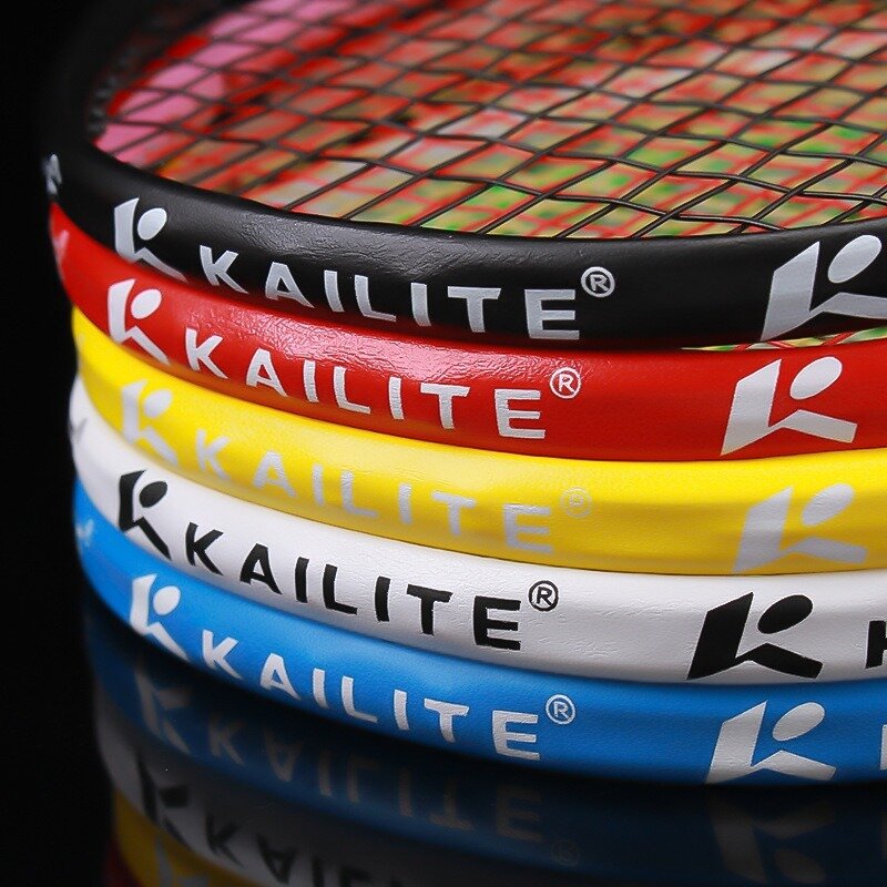 Selbstklebende Badminton Schläger Kopf Rand Protector Band PU Anti Farbe Von Tragen Beständig Sport Badminton Zubehör Ausrüstung