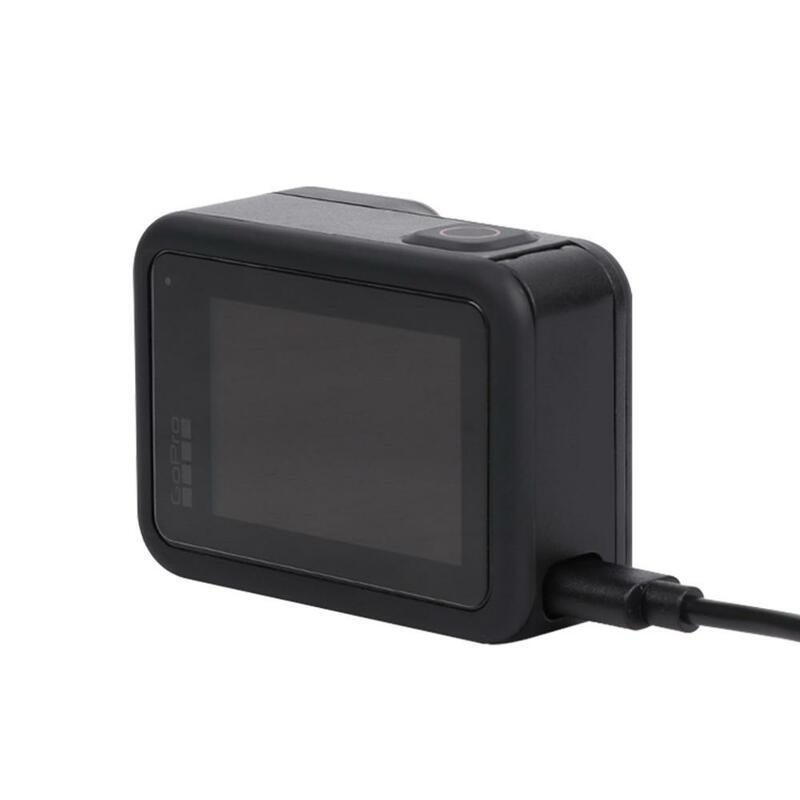 Cubierta lateral de batería para GoPro Hero 8, carcasa a prueba de polvo, tapa de carga para Go Pro Hero 8, accesorios de cámara negros