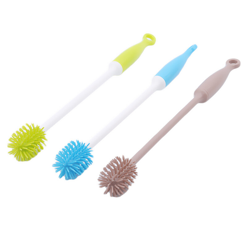 Baby Bottle Cleaning Brushes, Cup Brush for Nipple, Spout Tube, Kids Feeding, Coffee Tea, 4 cores