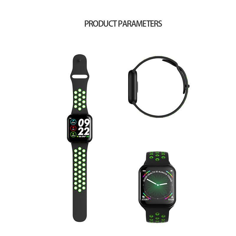 Smartwatch pk s226 p68, smartwatch para mulheres e homens, à prova d' água, com tela cheia, touch screen e pressão sanguínea, para ios e android