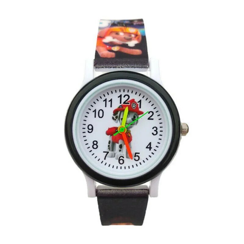 Nowy product! Gorący bubel kreskówka pies zegarki dla dzieci dzieci chłopcy dziewczęta zegar samochody oglądać na co dzień skórzane damskie zegarki kwarcowe