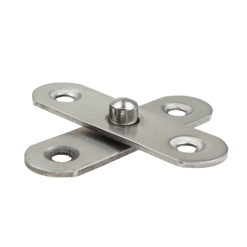 Stainless Steel 360 Degree Rotating Door Pivot Hinge Tone Rotary Folding Hinges For Kitchen Cabinets Furniture Door Hinges
