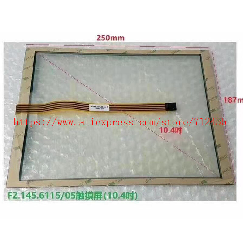 New Original 10.4 inch For  F2.145.6115/01  Heidelberg display Touch Screen Glass Panel
