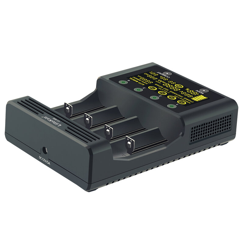 18650 lithium battery charger 3.7V multi-function four slot 26650 smart fast charge capacity internal resistance detection Ni-MH
