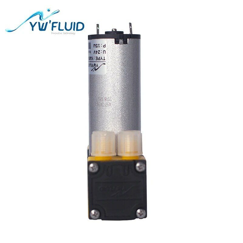 YWfluid 24/12V długa żywotność silnika prądu stałego mini membrana powietrza/pompa cieczy używana do maszyn do dializy YW05B-DC