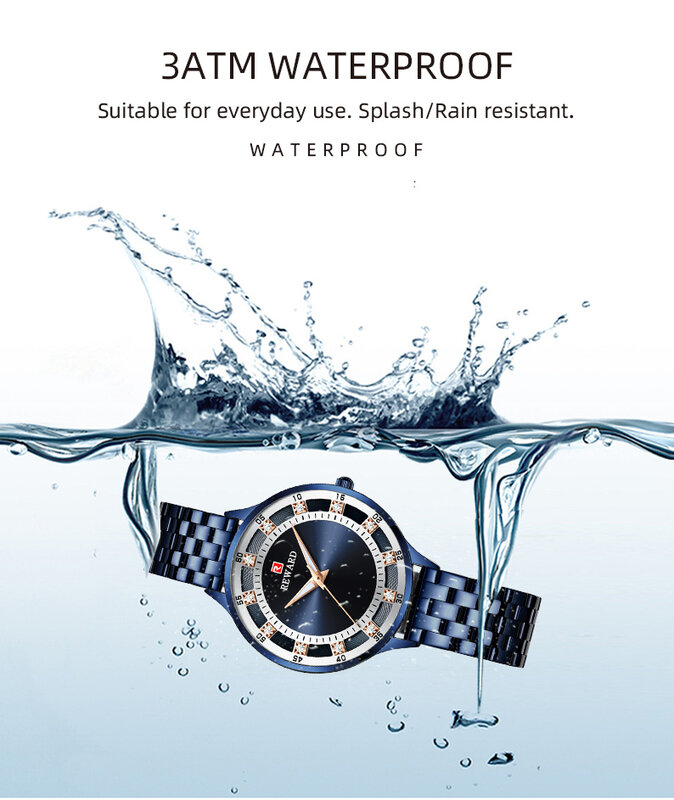 Nagroda mody panie zegarek kwarcowy Casual luksusowe wodoodporne kobiety zegarki Reloj Mujer 2021 dżetów kobieta zegar