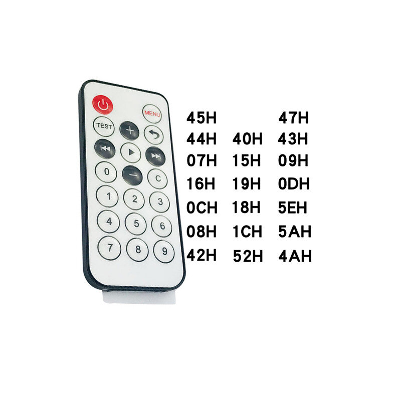 1 Buah Remote Control Inframerah 20 Tombol Remote Control Mini Remote Control Mobil Remote Control MP3 Kustom Remote Control